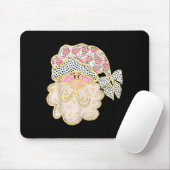 Funny Santa Claus Crochet Xmas Pajamas Holiday Chr Mousepad (Mit Mouse)