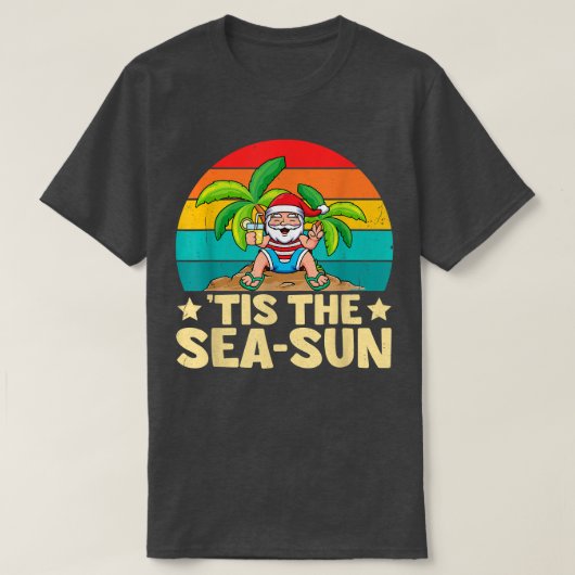 Funny Santa Claus Dies ist das SeaSun Weihnachten T-Shirt (Design vorne)