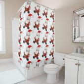 Funny Santa Claus Duschvorhang (Beispiel)