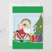 Funny Santa Claus Einladungen (Vorderseite)