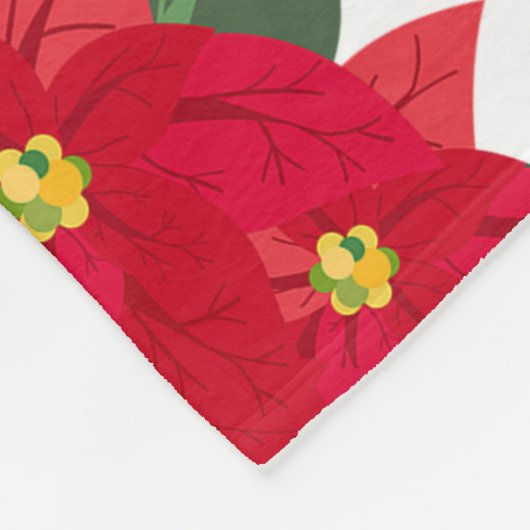 Funny Santa Claus Fleecedecke (Ecke)