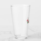 Funny Santa Claus Hat glaubt Snowflakes Weihnachte Glas (Rechts)