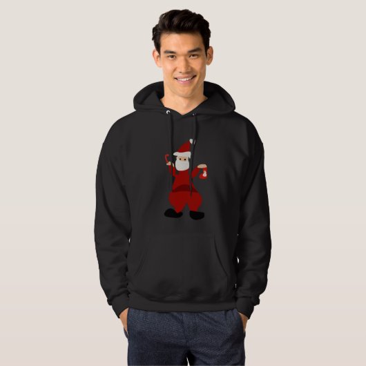 Funny Santa Claus Hoodie (Vorne ganz)