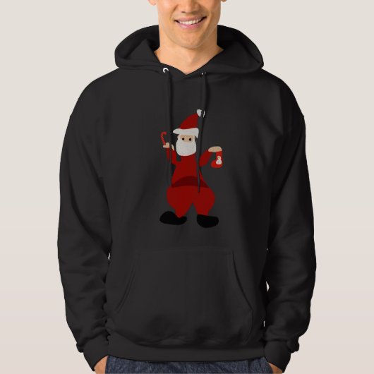 Funny Santa Claus Hoodie (Vorderseite)