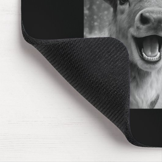 Funny Santa Claus In Sleigh With Reindeer Christma Mousepad (Ecke)