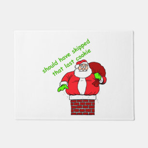 Funny Santa Claus Joke Kris Kringle Xmas Feiertag Fußmatte
