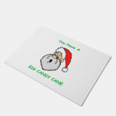 Funny Santa Claus Joke Naughty Dirty Xmas Urlaub Fußmatte (Schrägansicht)