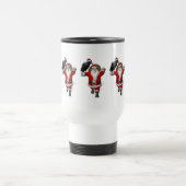 Funny Santa Claus Lieben Ravens Reisebecher (Mittel)