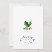 Funny Santa Claus Merry Christmas Kleines Party Einladung (Rückseite)