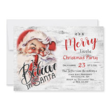 Funny Santa Claus Merry Christmas Kleines Party