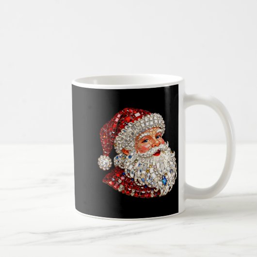 Funny Santa Claus Merry Christmas Xmas Family Holi Kaffeetasse (Rechts)