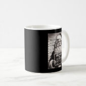 Funny Santa Claus Mugshot Christmas – Santa Xmas Kaffeetasse (VorderseiteRechts)