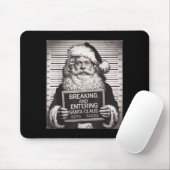Funny Santa Claus Mugshot Christmas – Santa Xmas  Mousepad (Mit Mouse)