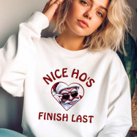 Funny Santa Claus Nice Ho's Finish Letzte Weihnach