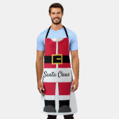 Funny Santa Claus Outfit Rot & Weiß Weihnachten Schürze (Getragen)