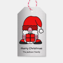 Funny Santa Claus Personalisiert Name Silver X-Mas
