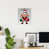 Funny Santa Claus Poster (Heimbüro)