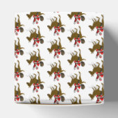 Funny Santa Claus Reiten Ein perfektes Wochenende Geschenkschachtel (Oben)