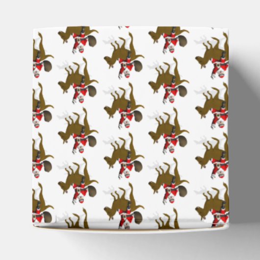 Funny Santa Claus Reiten Ein perfektes Wochenende Geschenkschachtel (Oben)