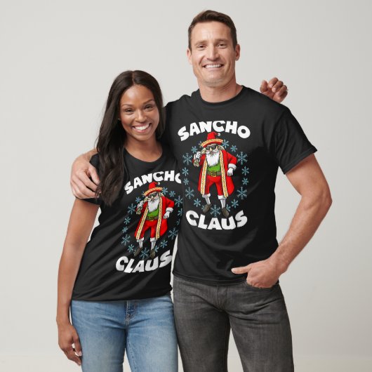 Funny Santa Claus Sancho Mexikanischer Weihnachtsm T-Shirt
