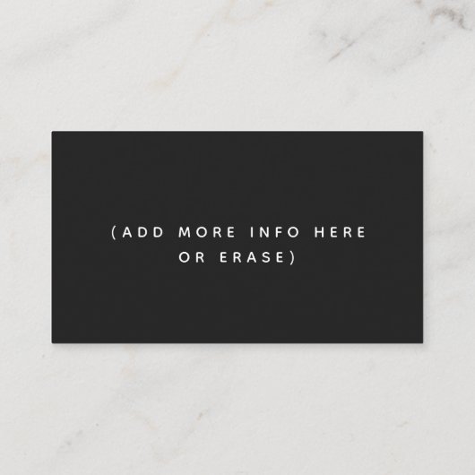 Funny Santa Claus Services Weihnachtsthema Festlic Visitenkarte (Rückseite)