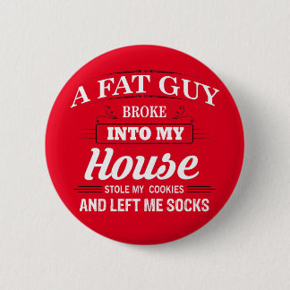 Funny Santa Claus Sprichwort Button