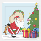 Funny Santa Claus Stickers (Vorderseite)