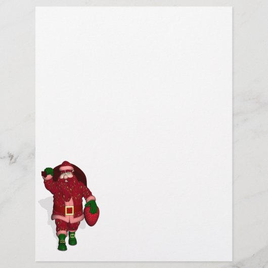 Funny Santa Claus Strawberry Bauer (Vorderseite)