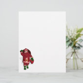 Funny Santa Claus Strawberry Bauer (Stehend Vorderseite)