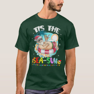 Funny Santa Claus Swiming Dies ist das MeerSonne W T-Shirt