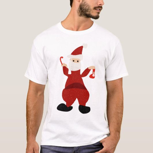 Funny Santa Claus T-Shirt (Vorderseite)