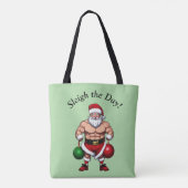 Funny Santa Claus Tasche (Rückseite)