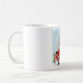 Funny Santa Claus Tasse (Links)