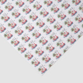 Funny Santa Claus Tropical Beach Weihnachten Seidenpapier (Ausschnitt)