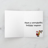 Funny Santa Claus Tuba Weihnachten (Innenseite)