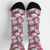 Funny Santa Claus Weihnachten Socken (Oben)