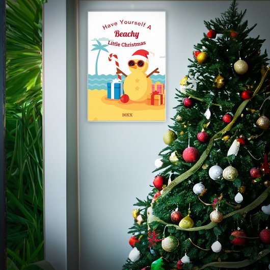 Funny Santa Claus Weihnachten Weihnachtsfeiertag N Poster
