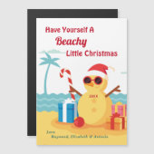 Funny Santa Claus Weihnachten Weihnachtsgeschenk N Magnetkarte (Vorne/Hinten)