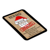 Funny Santa Claus Wollte Poster Magnet (Rechte Seite)