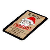 Funny Santa Claus Wollte Poster Magnet (Linke Seite)