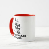Funny Santa Coffee Weihnachten Tasse (Vorderseite Links)