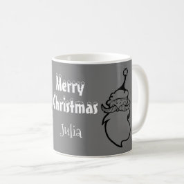 Funny Santa Cookies Whimsical Magical Snow Xmas Kaffeetasse