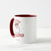 Funny Santa Cowboy Texas Weihnachten Tasse (Vorderseite Links)