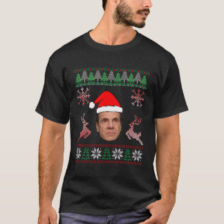 Funny Santa Cuomo Pinking Blick auf Sie Weihnachte T-Shirt