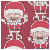 Funny Santa Custom Color Stoff (Nahaufnahme)