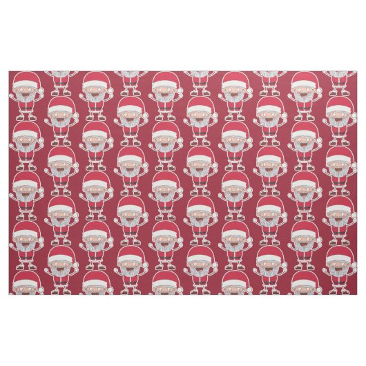 Funny Santa Custom Color Stoff (Fat Quarter (45,7 x 55,9 cm))
