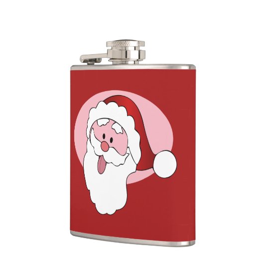 Funny Santa Custom Flasche Flachmann (Links)