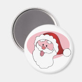Funny Santa Custom-Magnet Magnet (Vorderseite/Rückseite)