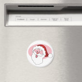 Funny Santa Custom-Magnet Magnet (In Situ (Geschirrspüler))