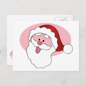 Funny Santa Custom Postkarte (Vorne/Hinten)